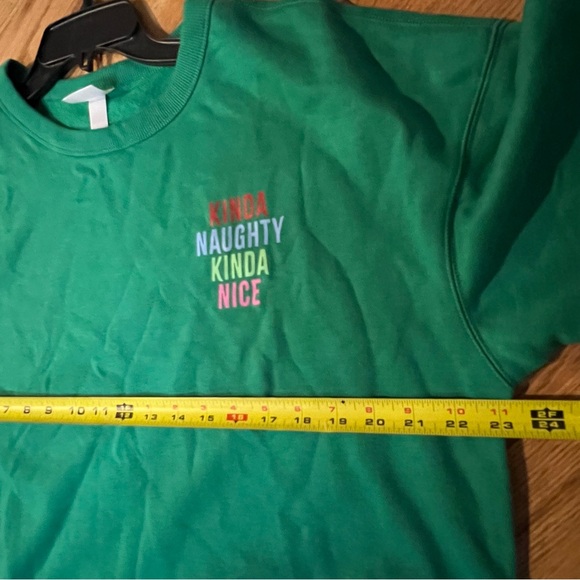 Wondershop Women's Kinda Naughty Kinda Nice Sweatshirt New Size XL - Picture 6 of 7